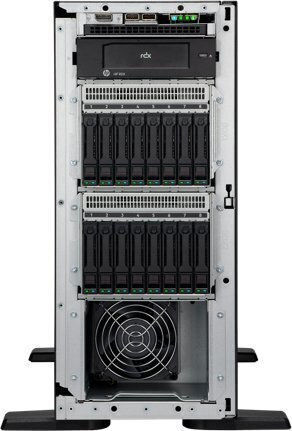 HP ProLiant ML110 Gen11 (Xeon Silver 4510/32GB DDR5/4TB + 4TB /2x1G 4LFF VROC NBD333/ohne Betriebssystem)