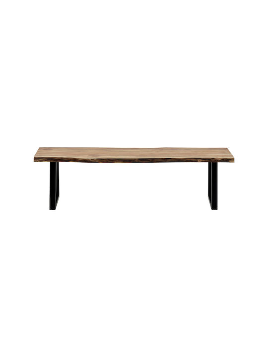 Miles Slim Bench Outdoor Wooden 160x40x45cm