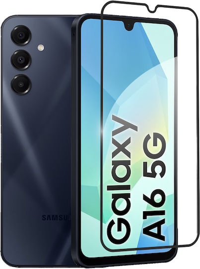 Μετριασμένο Γυαλί 3d Samsung Galaxy A16 Μαύρο Πλαίσιο