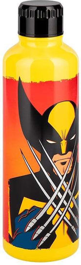 Paladone Wolverine Παιδικό Παγούρι Ανοξείδωτο με Βιδωτό Καπάκι Non Spill 500ml (Διάφορα Σχέδια/Χρώματα)