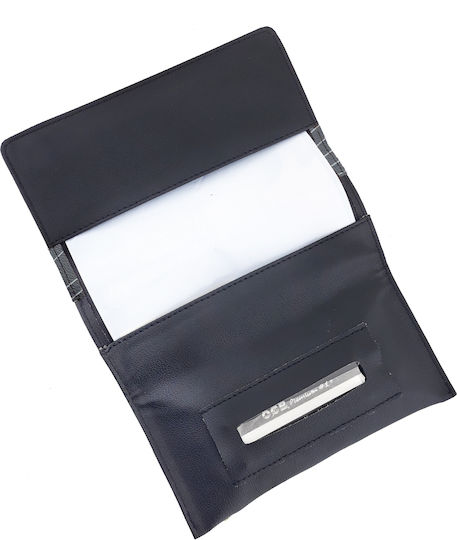 Pera Leather Tobacco Pouch With Magnetic Clasp 16x7.5cm tobacco case