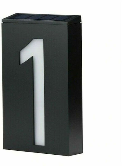 Wall Mounted Solar Light House Number 0.36W with Photocell IP55