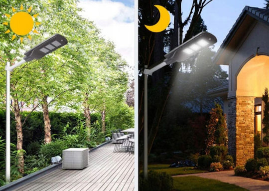 Street Solar Light 90W Cold White 6000K with Motion Sensor, Photocell and Remote Control IP65