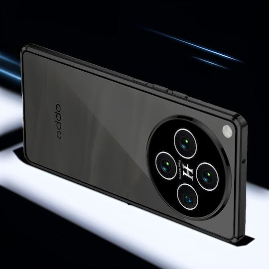 Θήκη Oppo Find X8 Pro Magnetic Dual Glass Μαύρη