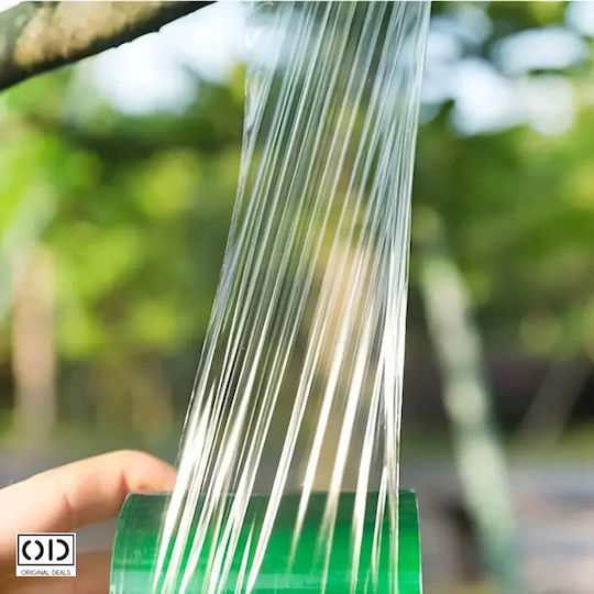 Bandă de altoit pentru pomi fructiferi Material premium eficient Transparent Dimensiune 100m X 4cm Oferte originale