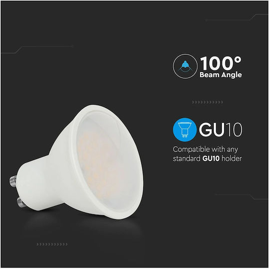 V-TAC LED-Lampe 10W für Fassung GU10 Warmes Weiß 1000lm