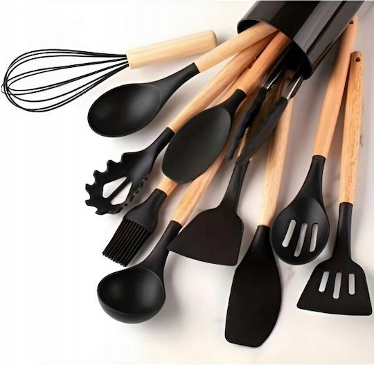 H&S Collection Set de Gătit din Silicon 12buc Bej