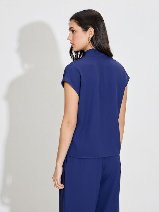 Damen Bluse Kurzärmelig RWA