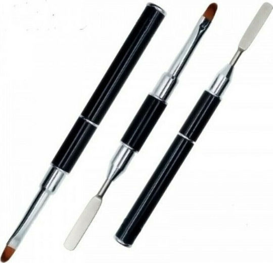 Acp Πινέλο Νυχιών Gel Διπλής Όψης Σπάτουλα