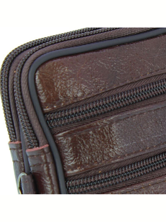 Leder Herrentasche Handtasche Braun
