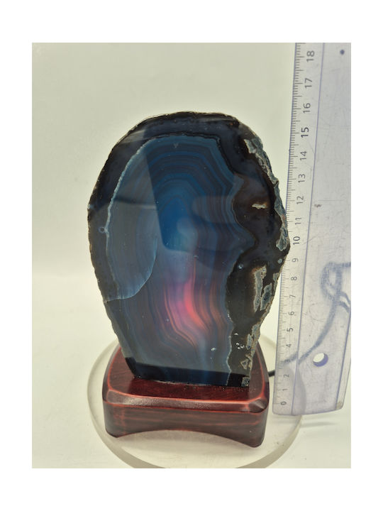 Lampă decorativă de interior Agate Albastru Violet Nuanțe Crystal Palace