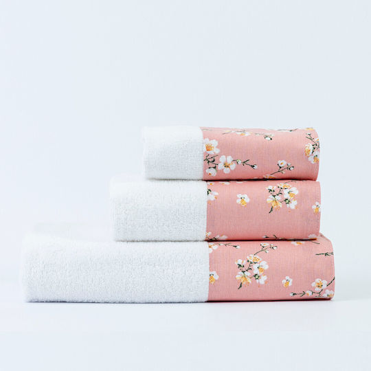 Borea Bath Towel Set 3pcs Jasmine Ecru