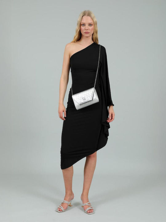 Midi Evening Dress Black