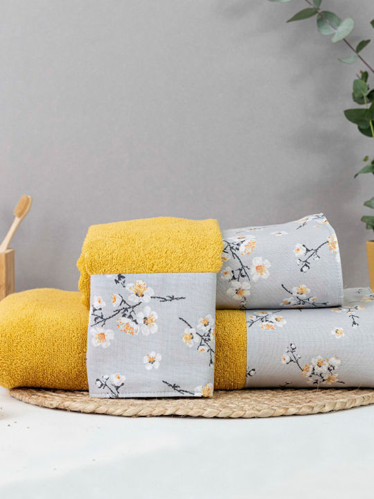 Borea 3-tlg. Set Badetücher Jasmine Petrol