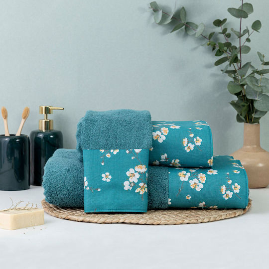 Borea Bath Towel Set 3pcs Jasmine Ecru