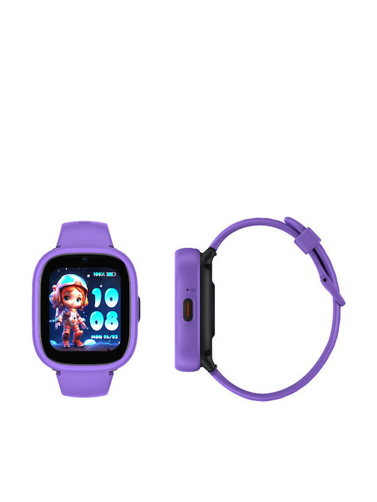 Kiddoboo Kids Smartwatch WatchMe 4G K3 Gen2 with Camera Pink/Purple