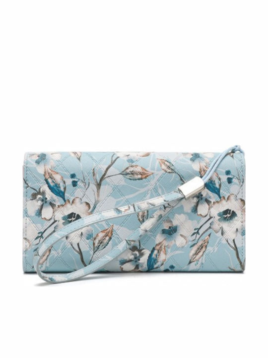 Leder Damen Geldbörse Klassisch Blau