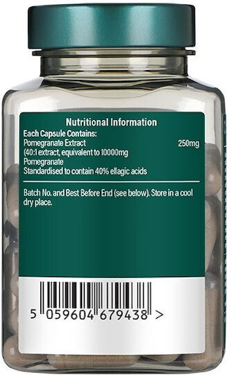 Holland & Barrett Ρόδι 250mg 60 κάψουλες