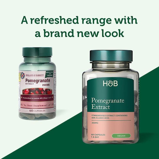 Holland & Barrett Ρόδι 250mg 60 κάψουλες