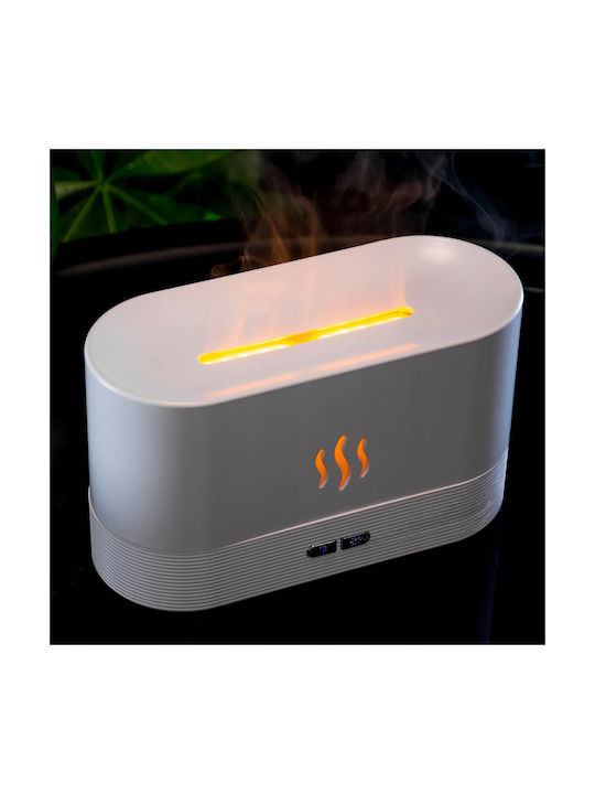Led Συσκευή Αρωματοθεραπείας Humidifier Night Light Aroma Λευκή 180ml 122236846