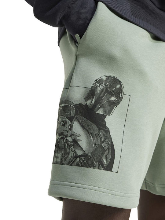 Star Wars Mandalorian Herrenshorts Silver Green