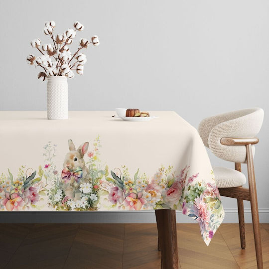 Easter Tablecloth 100% Cotton 140x220cm Club Cotton Vinca