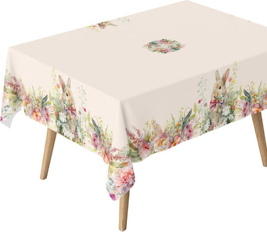 Easter Tablecloth 100% Cotton 140x220cm Club Cotton Vinca