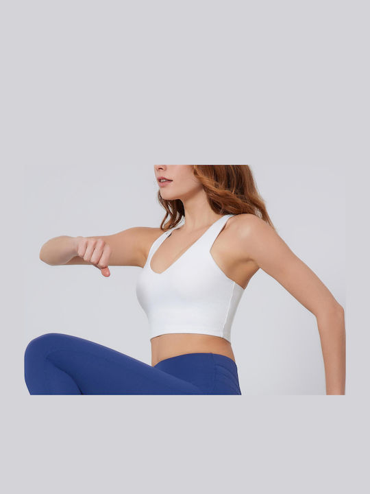 Women's Sports Bra without Padding White