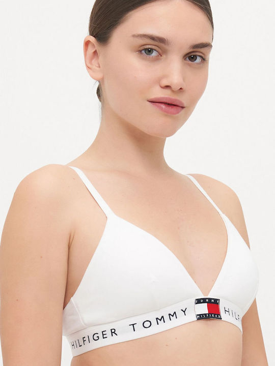 Tommy Hilfiger Bralette Triangle Uw0uw06040 White