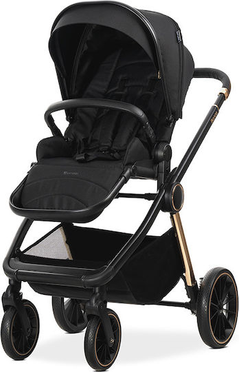 Lorelli Bianca Adjustable 3 in 1 Baby Stroller Suitable for Newborn Black