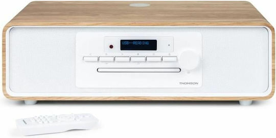 Thomson Ηχοσύστημα 2.0 MIC301IDABBT 60W με CD / Digital Media Player και Bluetooth Καφέ