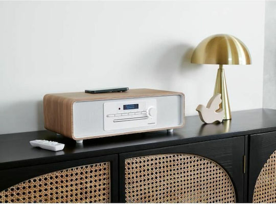 Thomson Ηχοσύστημα 2.0 MIC301IDABBT 60W με CD / Digital Media Player και Bluetooth Καφέ