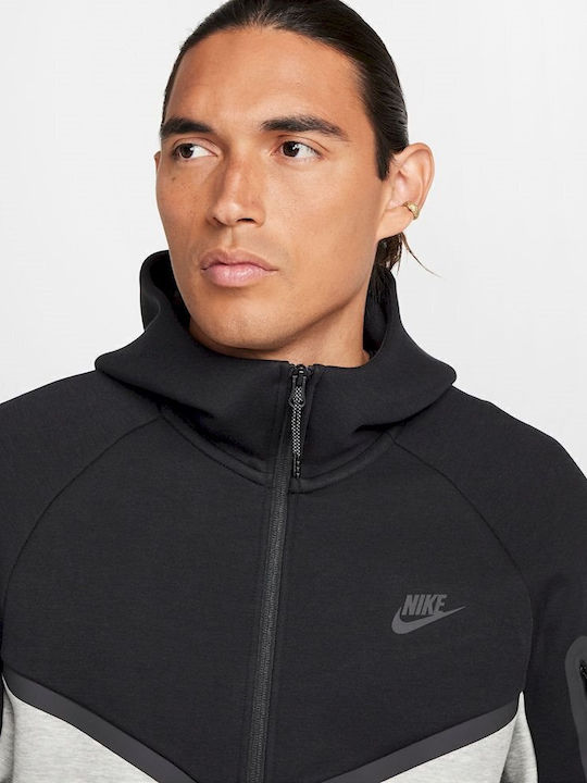 Tech Tech Fleece Hoodie Jacket Black/Grey
