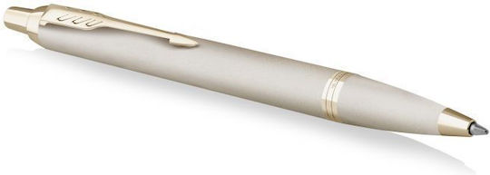 Parker Desk Set with Notebook and Pen Permanent Im Monochrome Champagne 2pcs