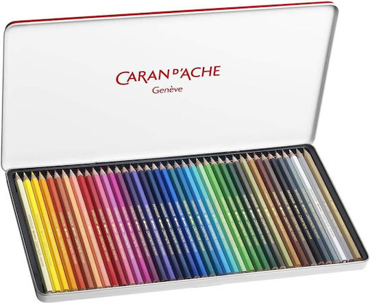 Caran D'ache Σετ Κηρομπογιές με 40 Χρώματα
