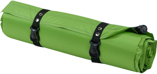 Bigfour Self-Inflating Single Camping Sleeping Mat 198x63cm Thickness 8cm in Green color
