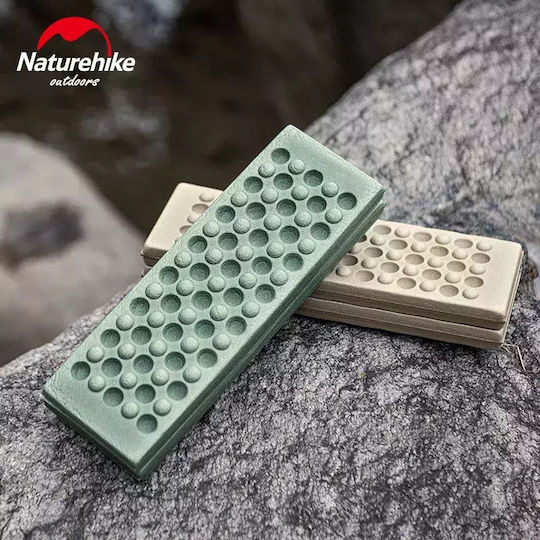 Naturehike Αφρώδες Μονό Υπόστρωμα Camping 40.5x30.5cm Πάχους 1.5cm Χακί