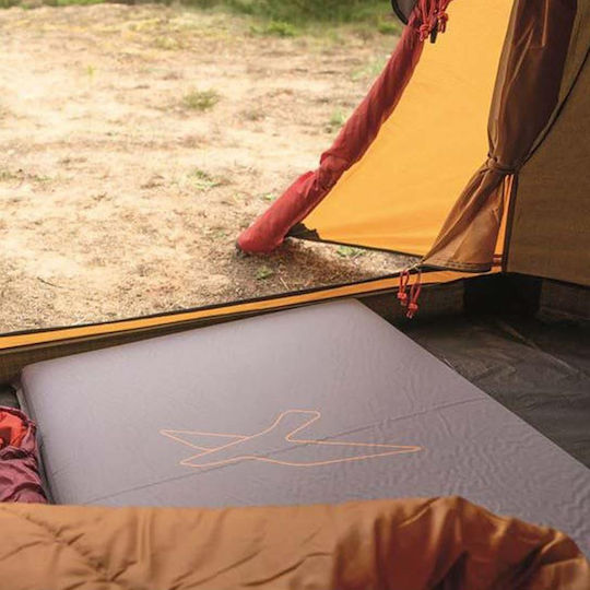 Easy Camp Siesta Αυτοφούσκωτο Μονό Υπόστρωμα Camping 183x51cm Πάχους 1.5cm Γκρι