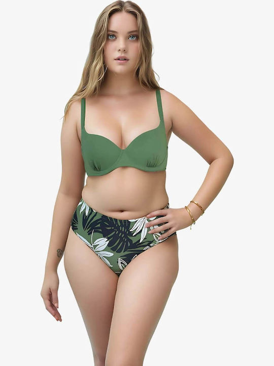Set Bikini με Ελαφριά Ενίσχυση Πολύχρωμο