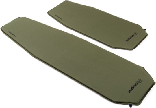 Snugpak Maxi Mat Самонадуване Единично Подложка за къмпинг 183x51см С дебелина 2.5см в Каки цвят