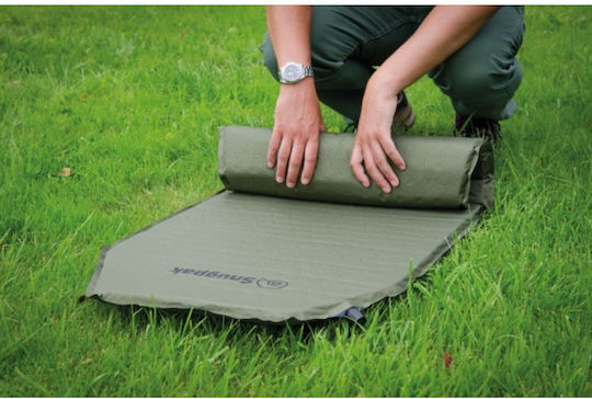 Snugpak Maxi Mat Самонадуване Единично Подложка за къмпинг 183x51см С дебелина 2.5см в Каки цвят