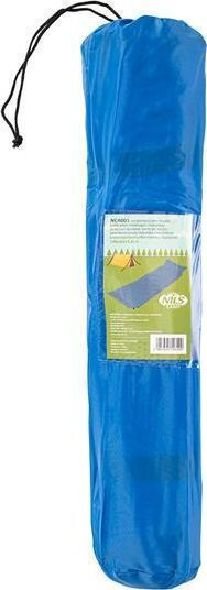 Nils Self-Inflating Single Camping Sleeping Mat 190x63cm Thickness 3.8cm in Blue color
