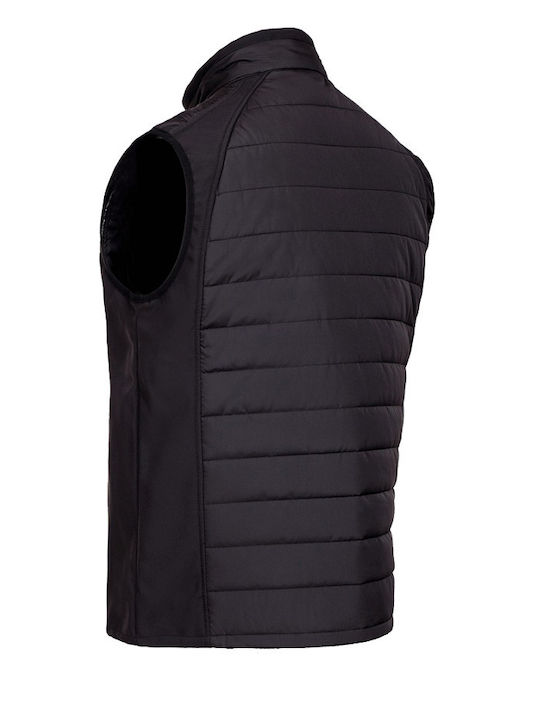 Stenso Pro Spark Pro Ανδρικό Γιλέκο Εργασίας με Επένδυση Fleece Μαύρο