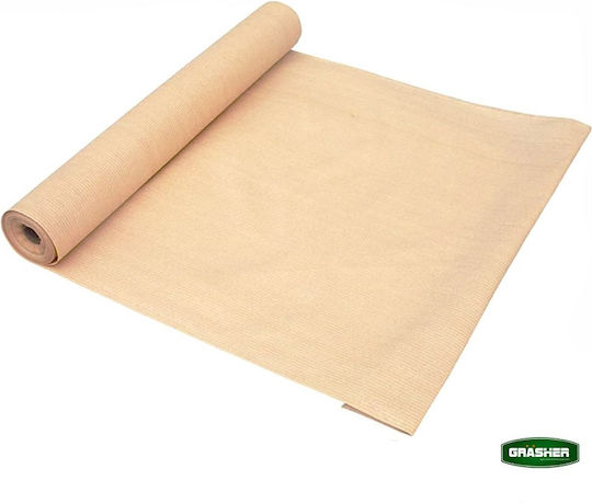 Grasher Ε125 Ορθογώνιο Δίχτυ Σκίασης Μπεζ σε Ρολό 3x50m 125gr/m²