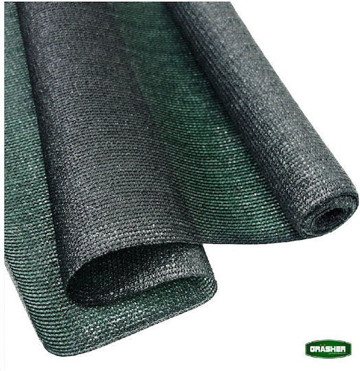 Grasher Ε220 Rectangular Shade Net Green in Roll 2x50m 180gr/m²