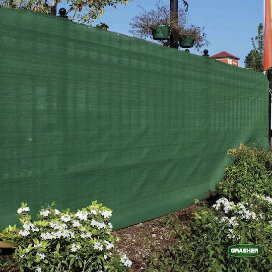 Grasher Ε125 Rectangular Plasă de umbră Verde pe Rulou 3x50m 125gr/m²