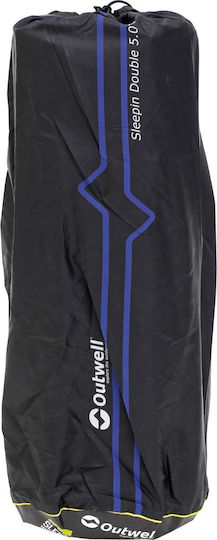 Outwell Sleepin Double Self-Inflating Double Camping Sleeping Mat 183x120cm Thickness 5cm Black