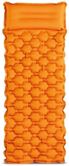 Intex Ημίδιπλο Υπόστρωμα Camping 191x71cm Πάχους 11cm Πορτοκαλί