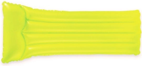 Intex Neon Frost Inflatable Sea Mattress Yellow 183cm