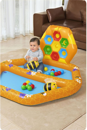 Bestway Φουσκωτό Lil' Beehive Baby Pool & Ball Pit για 2+ Ετών